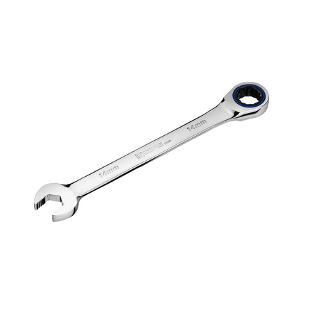 CAPRI TOOLS 100-Tooth 14 mm Ratcheting Combination Wrench CP11514